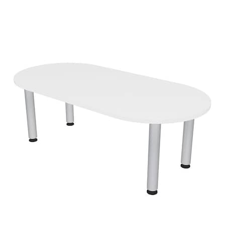 Skutchi Designs 33.5 in W, 69.5 in L, 29 in H, Engineered Wood Top, White HAR-RAC-34X70-PT-09